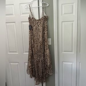 Leopard Print High Low Dress. Brand New. XL.